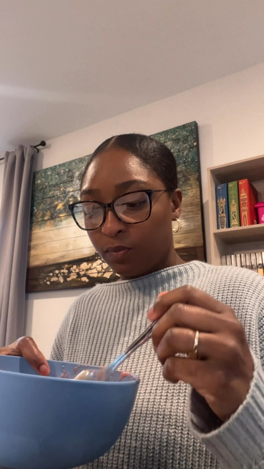 Work from home outfit. Oversized sweater. Blue light glasses  

#LTKWorkwear #LTKStyleTip #LTKMidsize