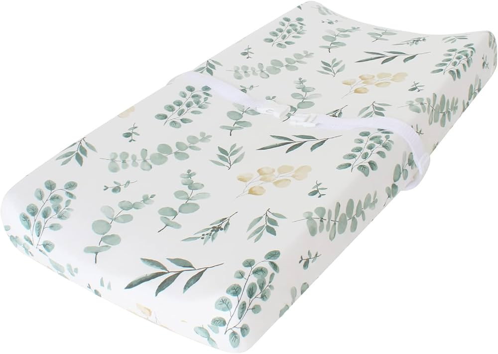 LifeTree Diaper Changing Pad Cover for Boys Girls - Soft Muslin Fitted Changing Table Sheets - 16... | Amazon (US)