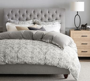 Chesterfield Tufted Upholstered Bed | Pottery Barn (US)