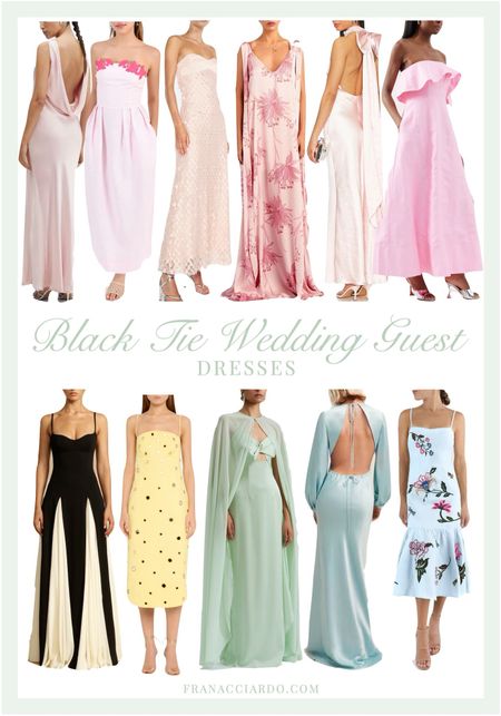 Black tie wedding guest dresses. Wedding guest dresses for summer! Most under $500

#LTKWedding #LTKSeasonal #LTKParties