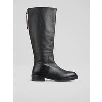 Coco Black Casual Tread Sole Boot, Black | L.K. Bennett (UK)