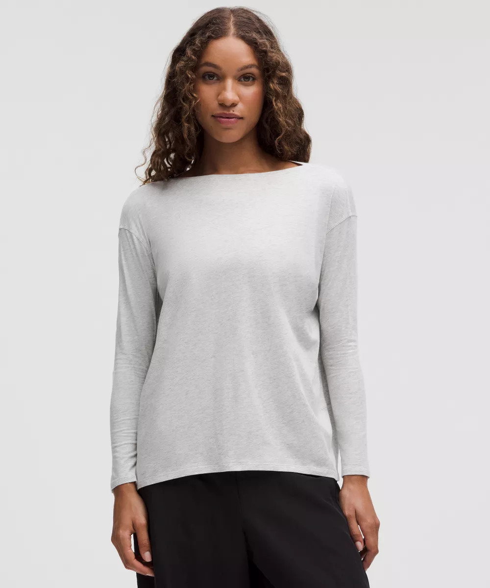 Back In Action Organic Cotton Long-Sleeve Shirt | lululemon (AU)
