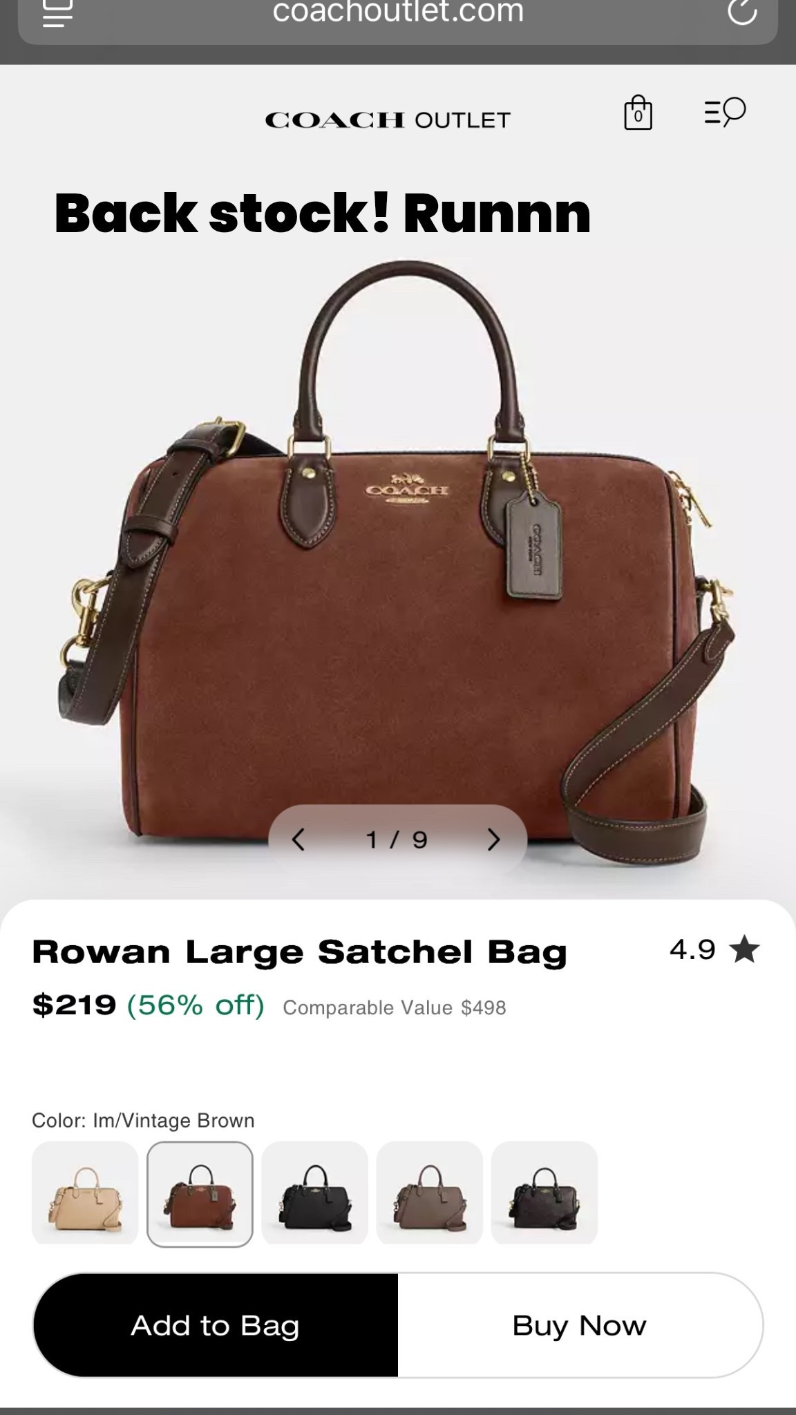 Coach Large suede Rowan back in stock! Runnnn she’s gorgeous and the perfect travel bag for fall 

Fall bag , fall purse , coach bag , fall coach bag , brown suede bag , suede purse 

#LTKSaleAlert #LTKFallSale #LTKItBag