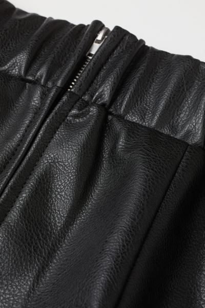 Faux Leather Wrap Skirt | H&M (US + CA)