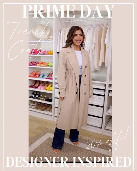 AMAZON PRIME DAY DEALS!! The popular trench from The Drop is on sale for Prime, runs roomy, consider sizing down. Amazon Prime Day is happening July 11 & 12. Shop all of Madison’s sale finds on her Amazon Storefront.

Trench coat, coats, jackets, Fall outfit, Amazon, Amazon Prime Day, Prime Day Deals, Amazon Sale, Madison Payne🧥👖👞

#LTKxPrimeDay #LTKSeasonal #LTKstyletip