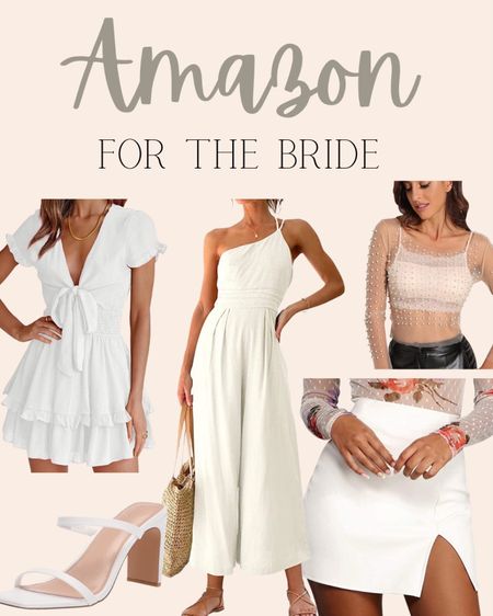 Summer bridal finds from Amazon prime 
For the bride, bridal dress, engagement party, rehearsal dinner, bridal shower outfit, bachelorette outfits, white dress, wedding, summer wedding, summer bride, bridal heels, amazon bride, amazon finds, amazon fashion, amazon style, bridal dress

#LTKSeasonal #LTKWedding #LTKFindsUnder50