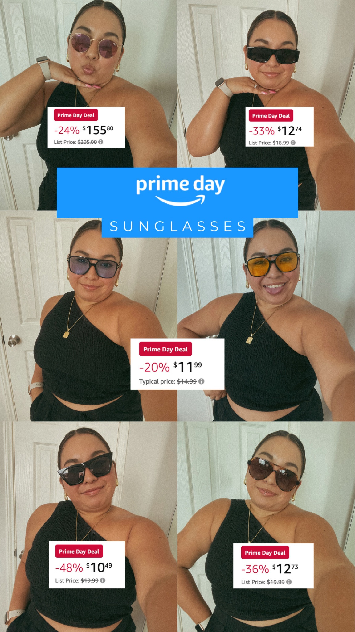 Prime day sales! Sunglasses edition

Sunglasses, Amazon finds, Amazon fashion, Amazon prime, prime day finds, prime sales, summer accessoriess

#LTKStyleTip #LTKSaleAlert #LTKFindsUnder50