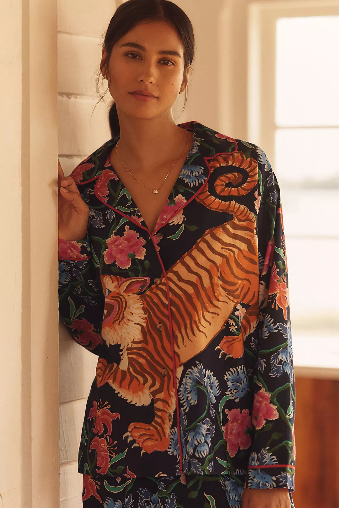 LyreBird Cloud Flannel Pajama Pants | Anthropologie (US)