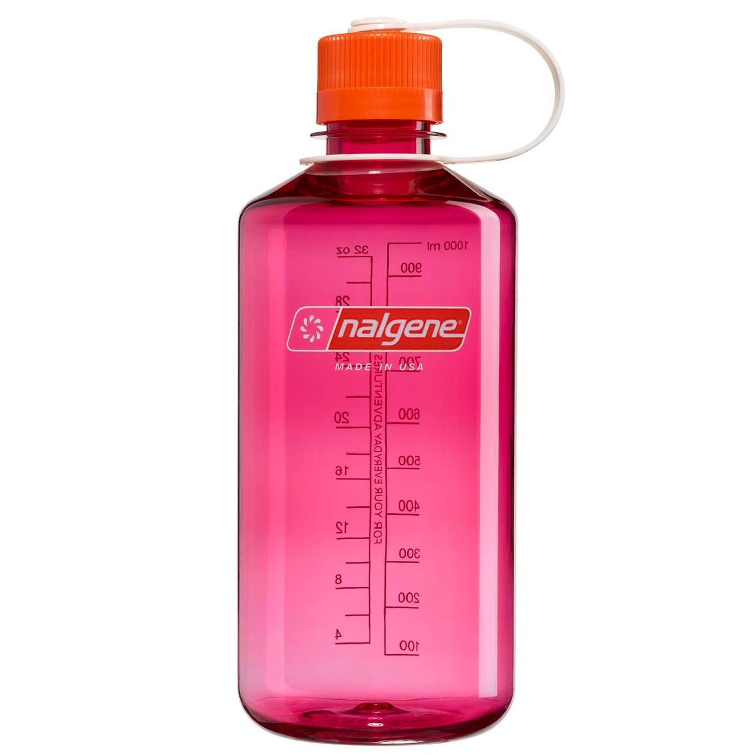 Nalgene - Sustain 32 oz. Narrow Mouth Water Bottle - /Flame - Fuchsia Purple | Best Buy U.S.