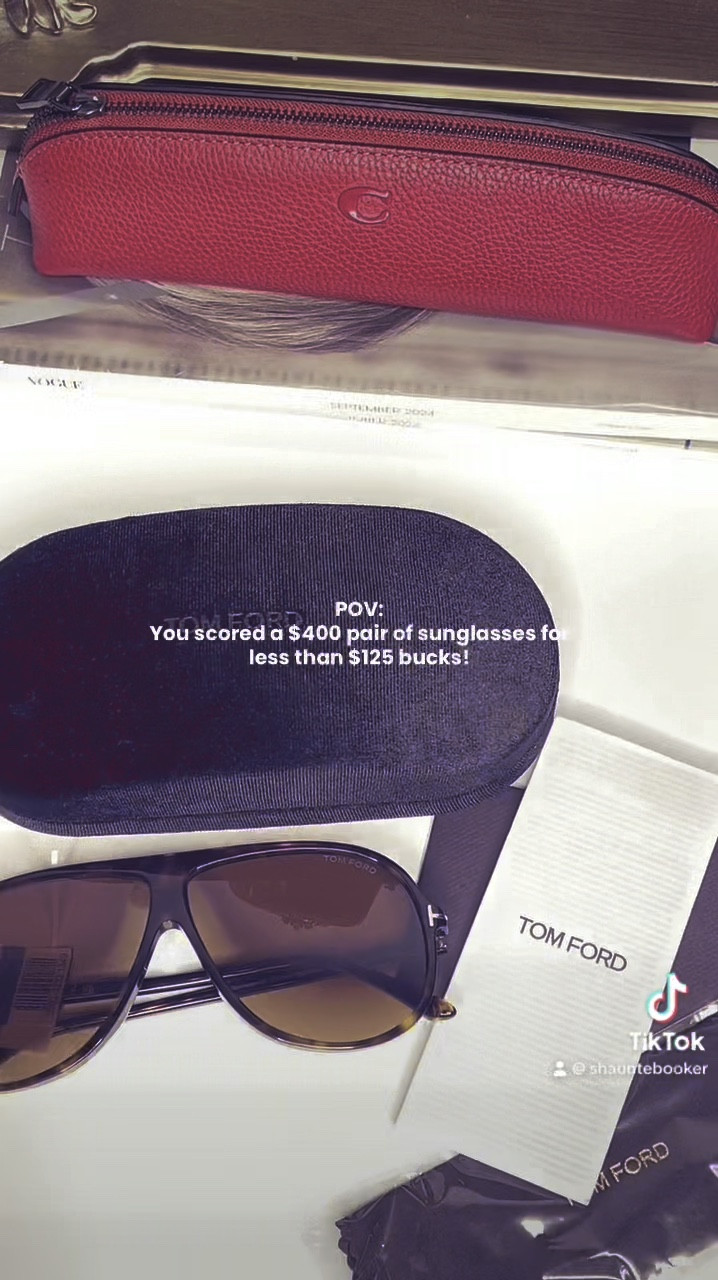 Scoring a pair of Tom Ford sunglasses for less than 200 bucks is a win any day of the week!
This pair is sold out but linked some other good ones!

#LTKSaleAlert #LTKGiftGuide #LTKVideo