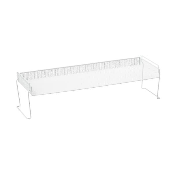 Mesh Stacking Shoe Shelf Silver | The Container Store