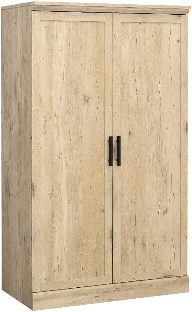 Sauder Aspen Post Engineered Wood Storage Cabinet in Prime Oak | Amazon (US)