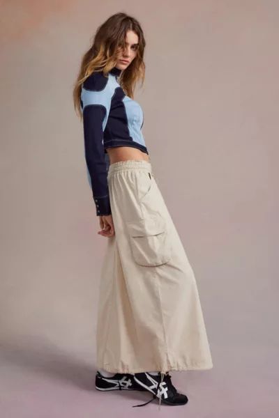 UO Ryder Cargo Midi Skirt | Urban Outfitters (US and RoW)