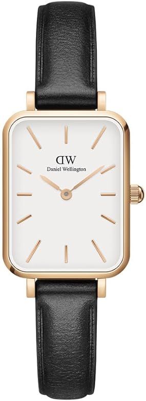 Daniel Wellington Quadro Pressed Sheffield 20x26mm Women's Watch, Leather Rose Gold Watch for Wom... | Amazon (US)