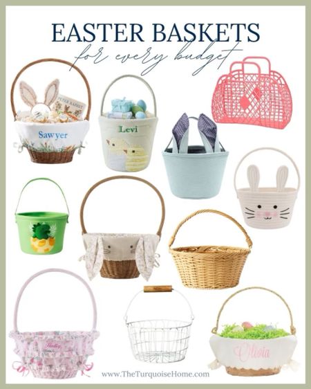 These cute baskets caught my eye as I was searching for my daughters’ baskets this year. Easter is just around the corner .

#LTKhome #LTKSeasonal