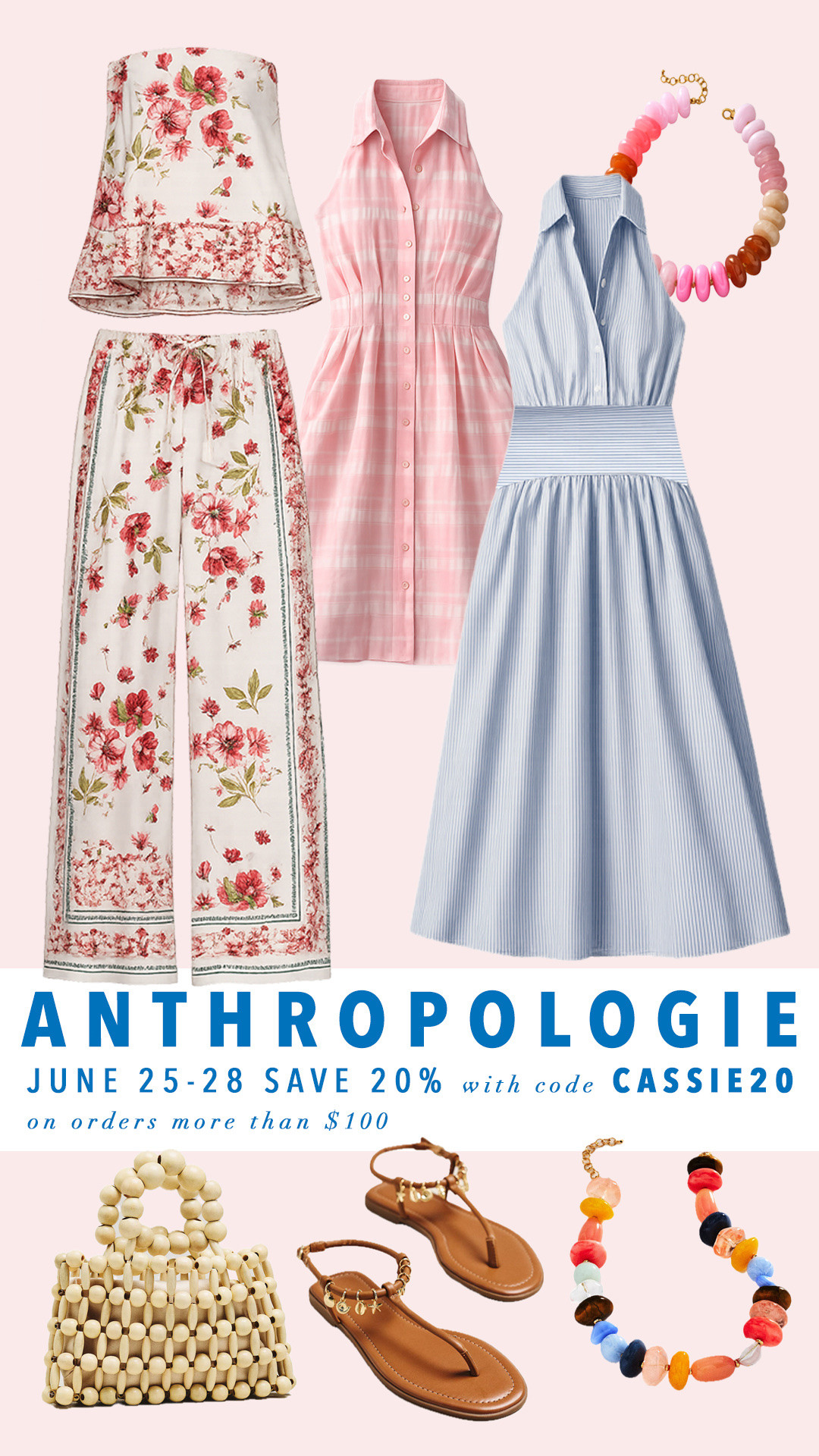My Anthro code is live! Save 20% June 25-28th with code: CASSIE20

#LTKgrwm #LTKootd #LTKSaleAlert