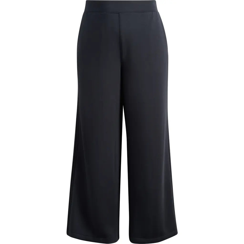 SPANX® Pintuck Wide Leg Pants in Very Black at Nordstrom, Size 2X | Nordstrom
