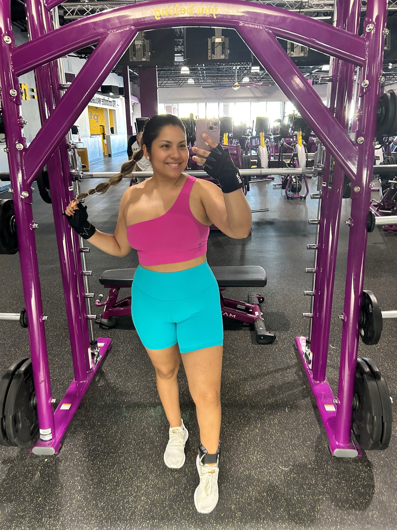 Butterlux workout set 💕 Wearing Butterluxe Biker Shorts 6'' (Medium) One Shoulder Sports Bra (Medium)

#LTKShoeCrush #LTKFitness #LTKActive