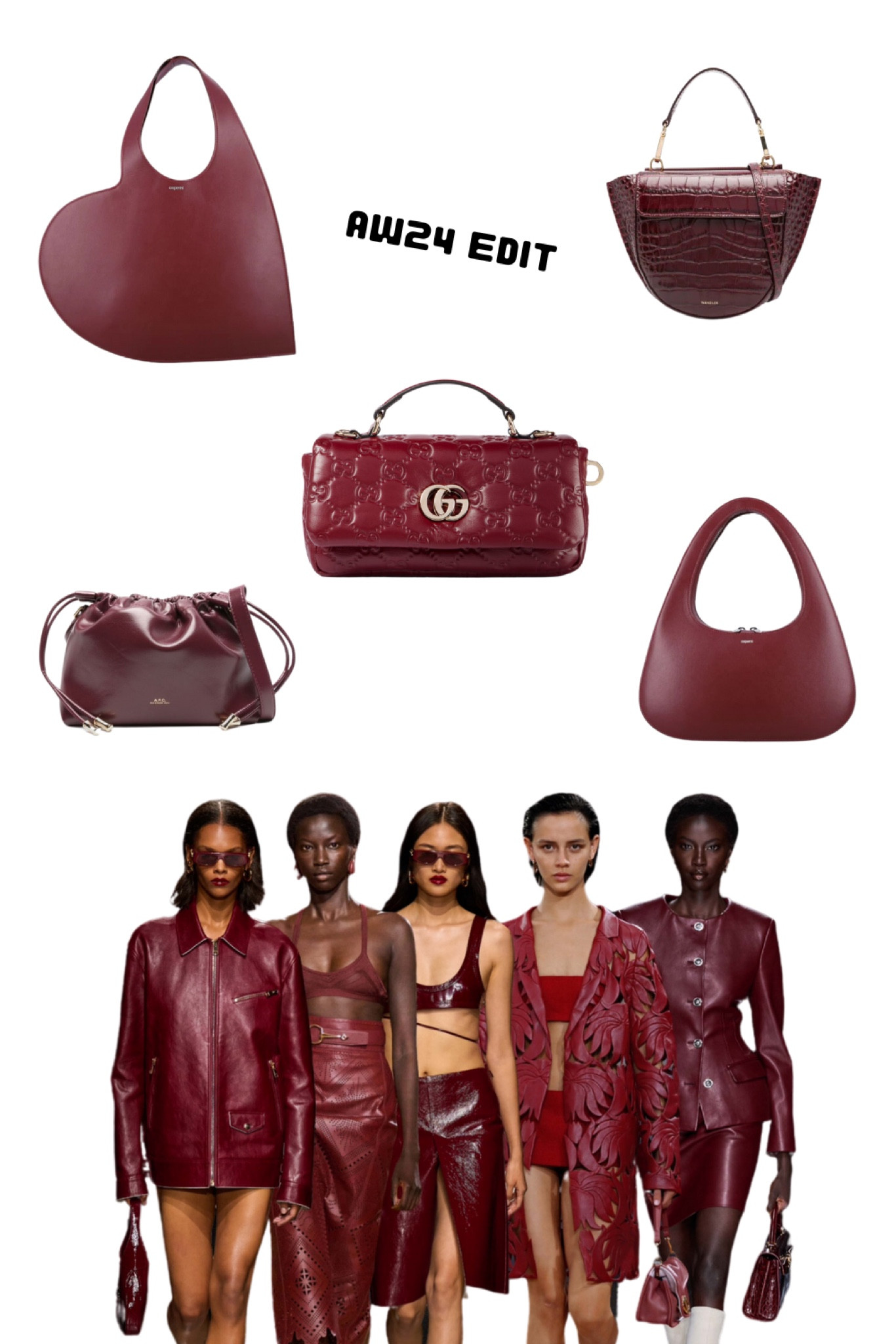 The must have bag of the season 

Burgundy bags are the must have colour for accessories this autumn/ winter

Whether you’re looking for a clutch bag or shoulder bag, as well as a handbag for day or night 

#LTKbag #LTKautumn #LTKluxury