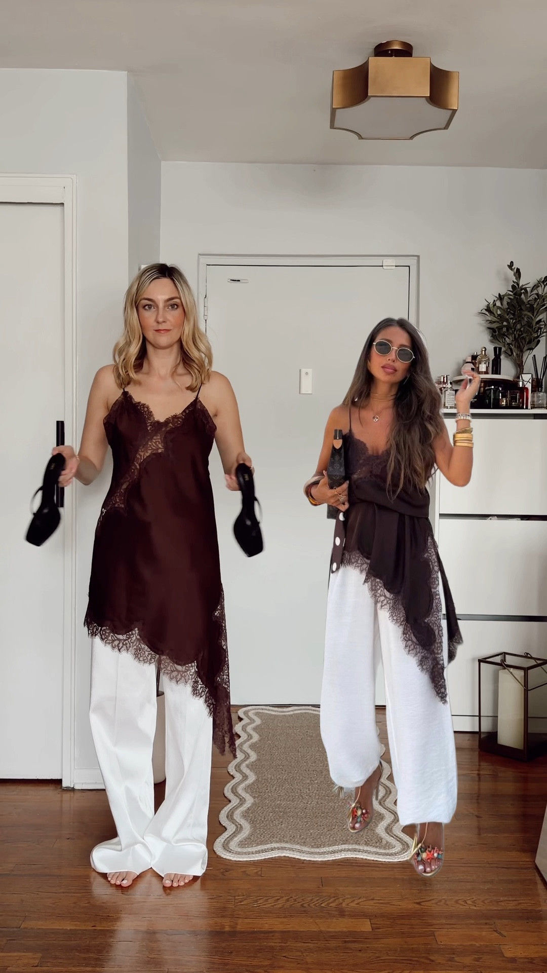 Nobody talks about this, but recreating Pinterest outfits with pieces you already have in your closet is the formula for getting dressed.

I don’t know about you, but I feel 10x better when my outfit is actually planned. So here I am… wearing my Zara outfit that I actually wore this weekend ✨

@Zara pants - winter collection but linked similar!

Spring outfit • spring fashion • satin pants • satin lace top • Pinterest outfit

#LTKdayinmylife #LTKgrwm #LTKTall