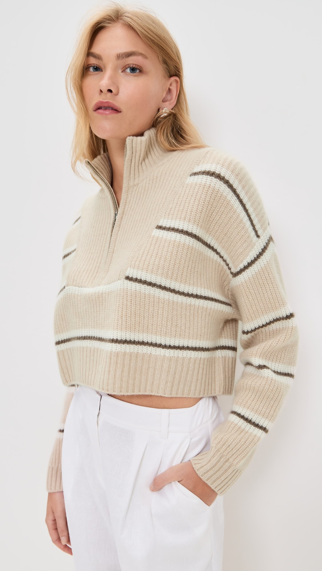 Cropped Hampton Cashmere Sweater | Shopbop