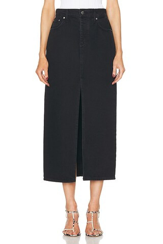 Denim Maxi Skirt | FWRD 