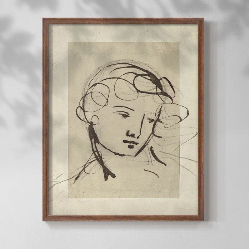 Vintage Sketch CV -Framed Print | Wayfair North America