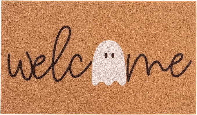 Boo Ghosts Halloween Doormat Halloween Welcome Door Mats for Entryway Front Indoor Outdoors Decor... | Amazon (US)