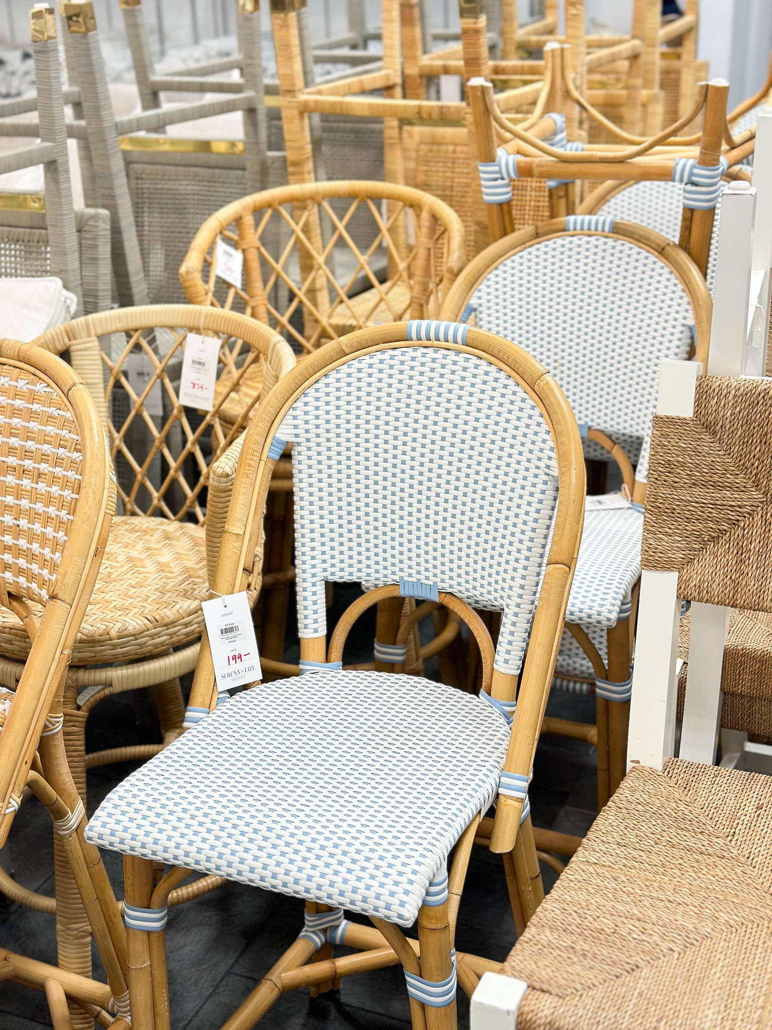 The Serena and Lily sale is so good! I saw these counter stools in the Hydrangea color at the outlet & now I’m obsessed! They are currently $199 at the outlet (in store only) and $328 online. 

I linked more of my favorites from the online  sale here! 

Serena and Lily, Serena and Lily sale, Serena and Lily outlet, rattan furniture, counter stool, dining furniture, blue and white, coastal grandmother, coastal Grandmillennial 

#LTKHome #LTKSaleAlert #LTKStyleTip