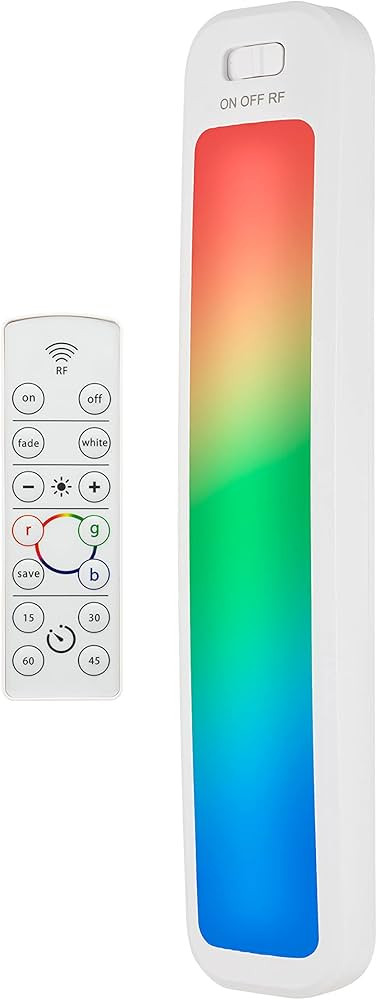 GE Under Cabinet Light, 12 Inch, Color Changing, Wireless, Battery Operated, 100 Lumens, Tap Ligh... | Amazon (US)