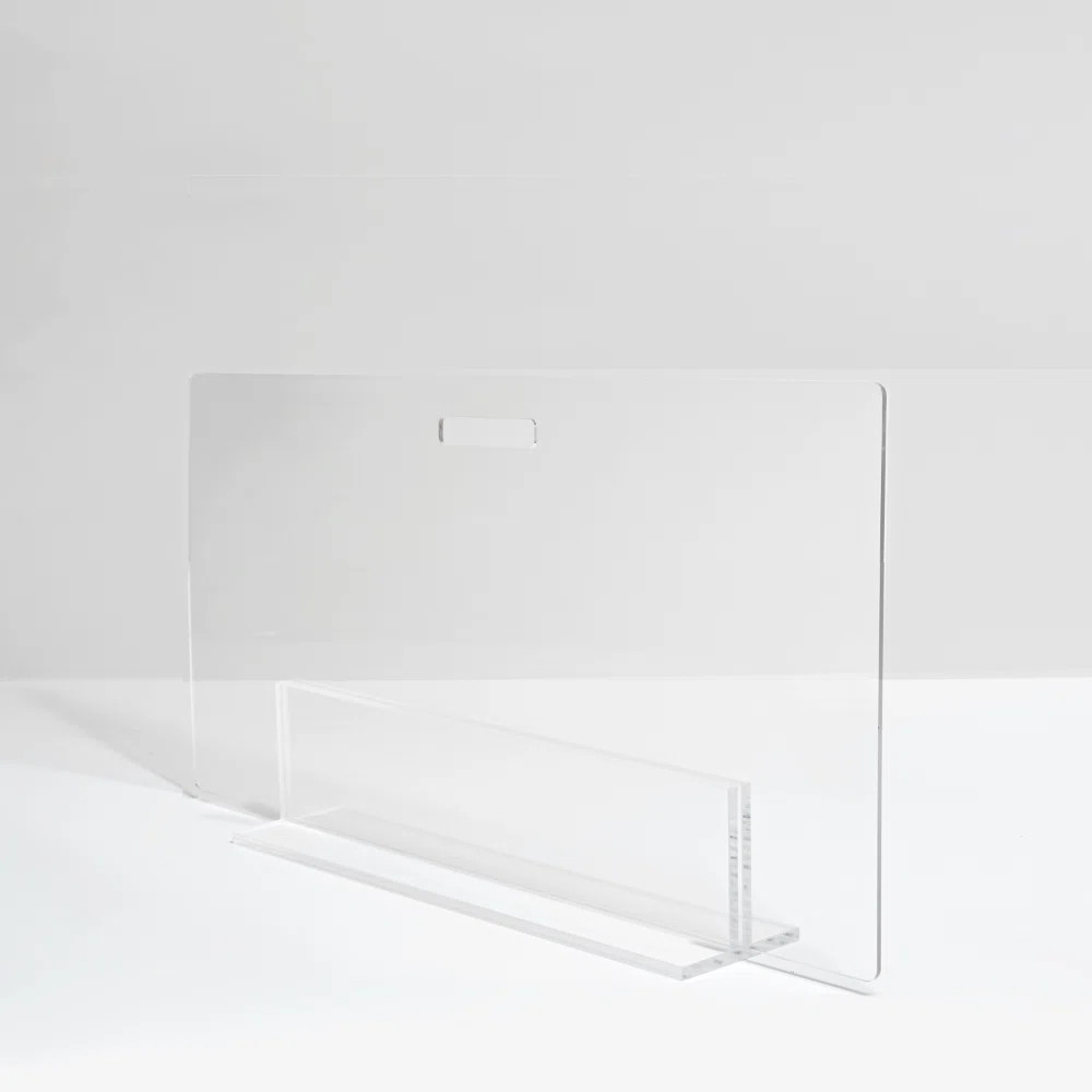 Hiddin Low View Panel Acrylic Free Standing Pet Gate & Reviews | Wayfair | Wayfair North America