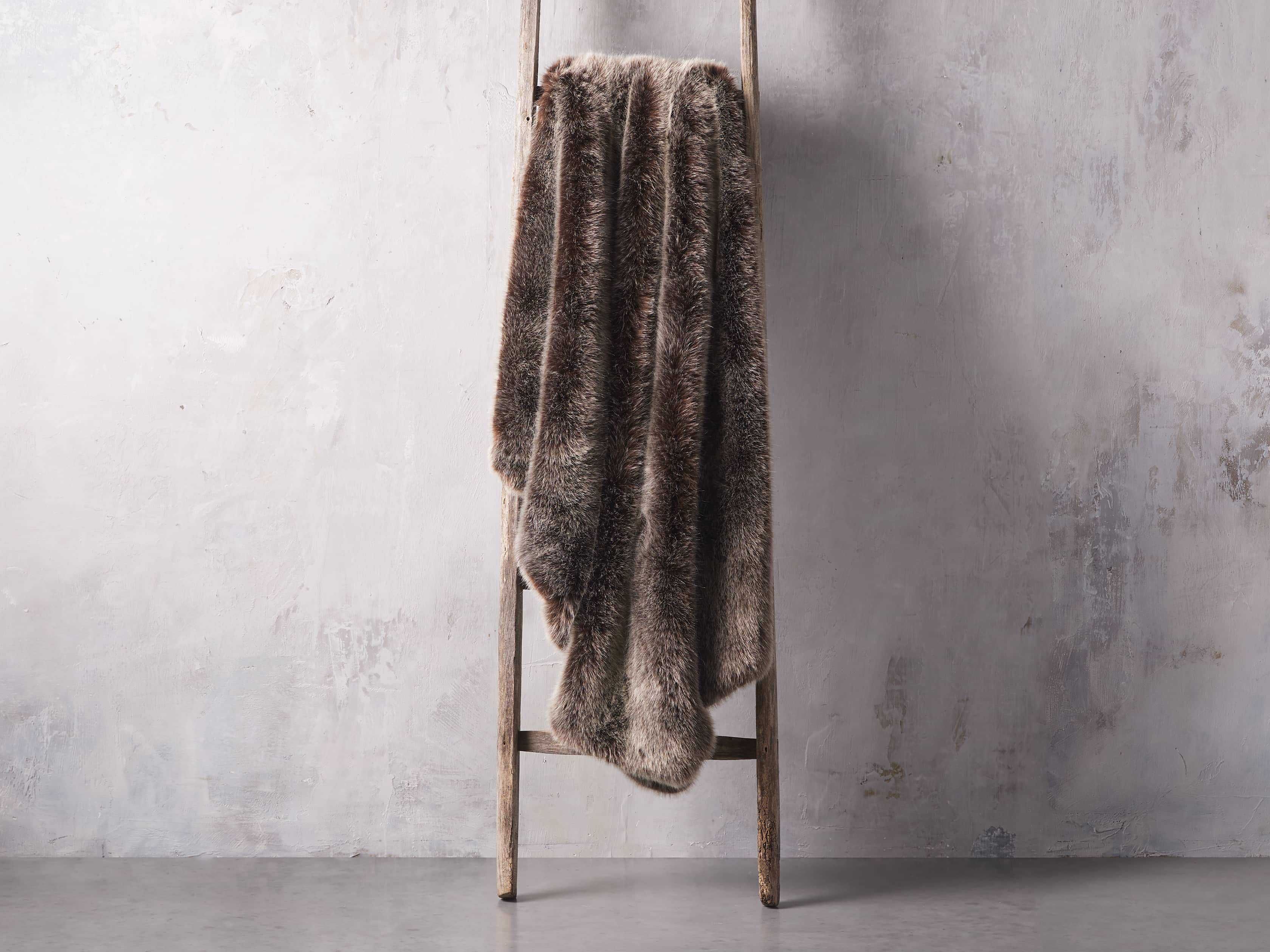 Luxe Faux Fur Throw | Arhaus