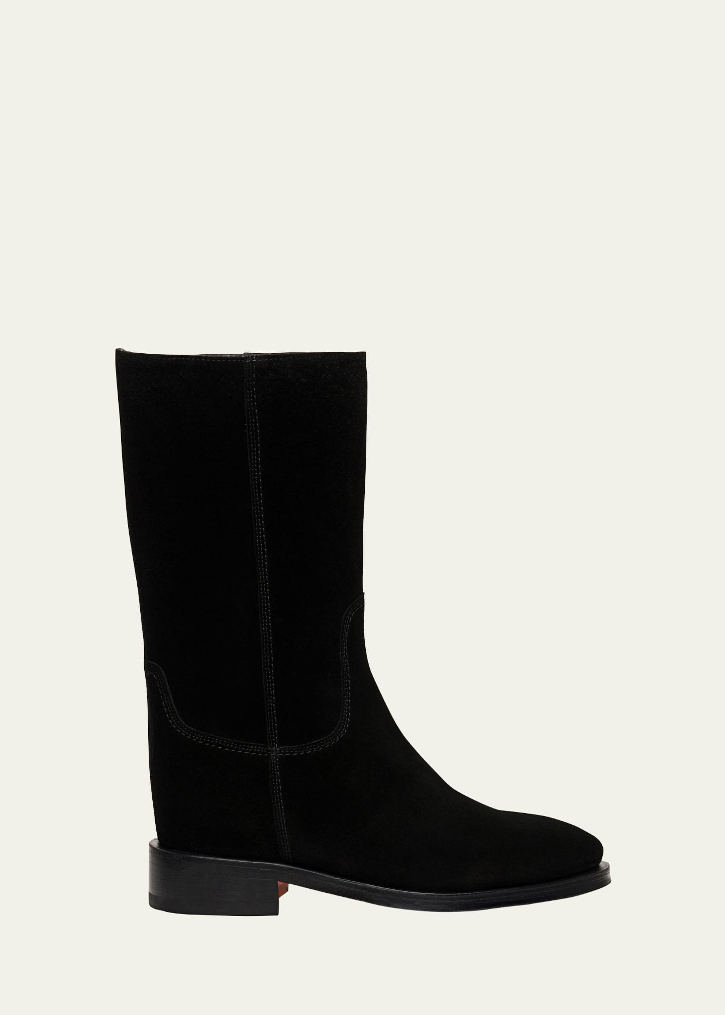 Santoni Fleeces Suede Tall Boots | Bergdorf Goodman
