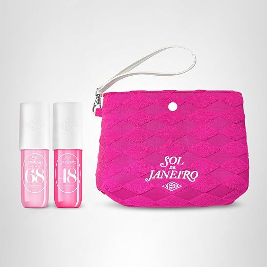 Sol de Janeiro Giftable Set | Two Travel Size Hair & Body Fragrance Mist with Pink Pouch | Cheiro... | Amazon (US)