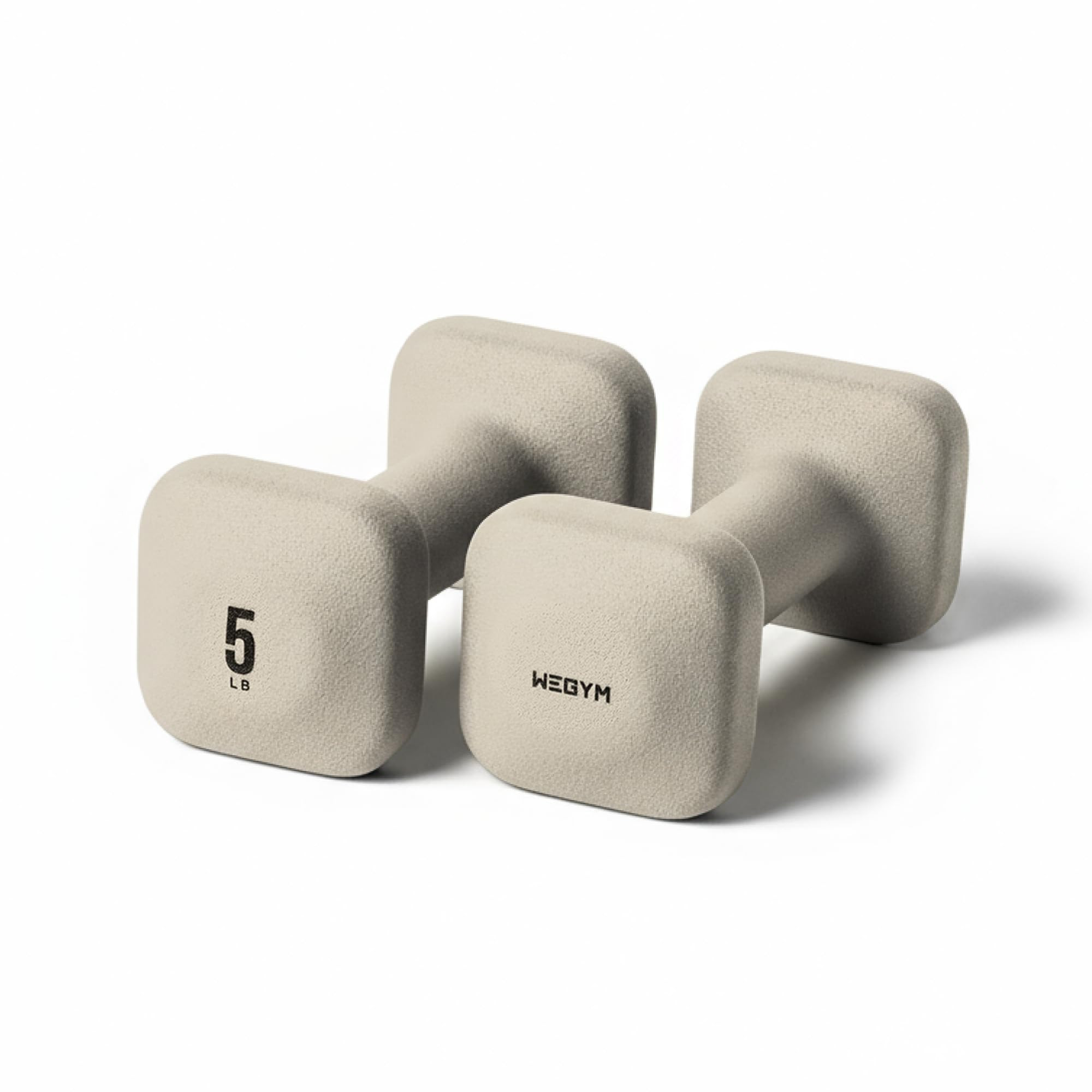 WeGym SafeGrip Square Dumbbells with Anti Slip Handles, Aesthetic Free Weights for Home Workouts,... | Amazon (US)