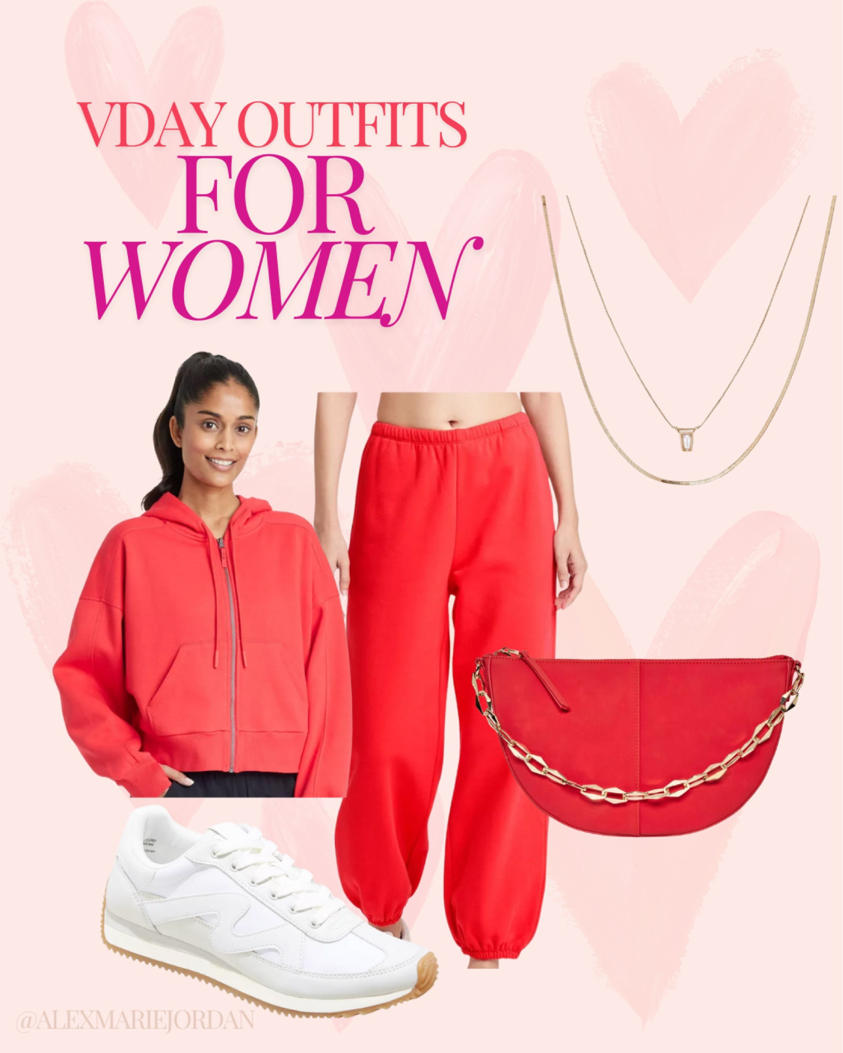 Cute and casual Valentine’s Day outfit for women. All red and so cute 😍 

#LTKActive #LTKStyleTip #LTKSeasonal