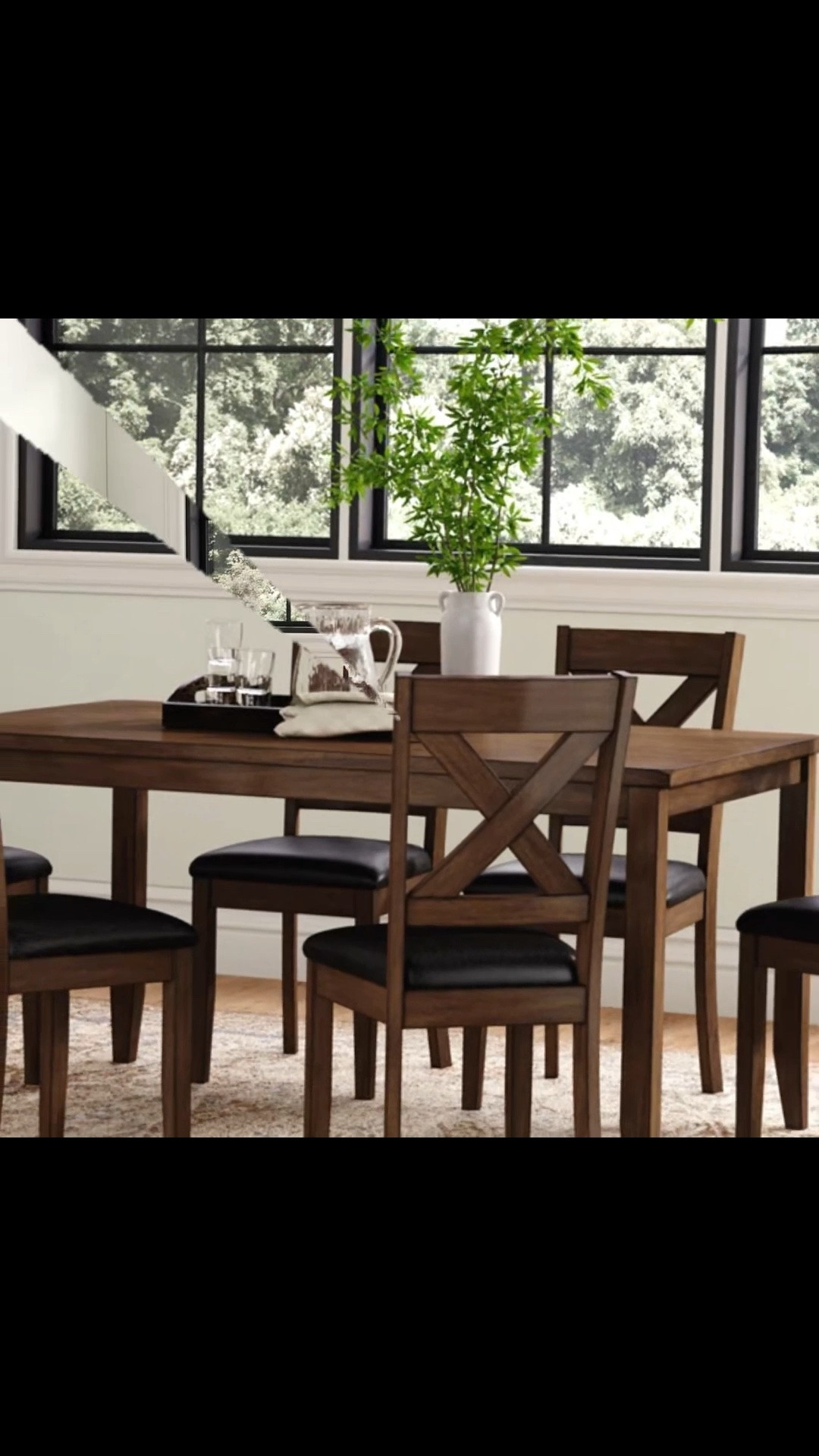 Lashbrook 6 - Person Four Leg Dining Set

#LTKdayinmylife #LTKU #LTKHome