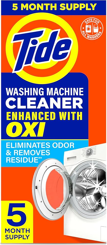 Washing Machine Cleaner by Tide, Washer Machine Cleaner with Oxi for Front and Top Loader Washer ... | Amazon (US)