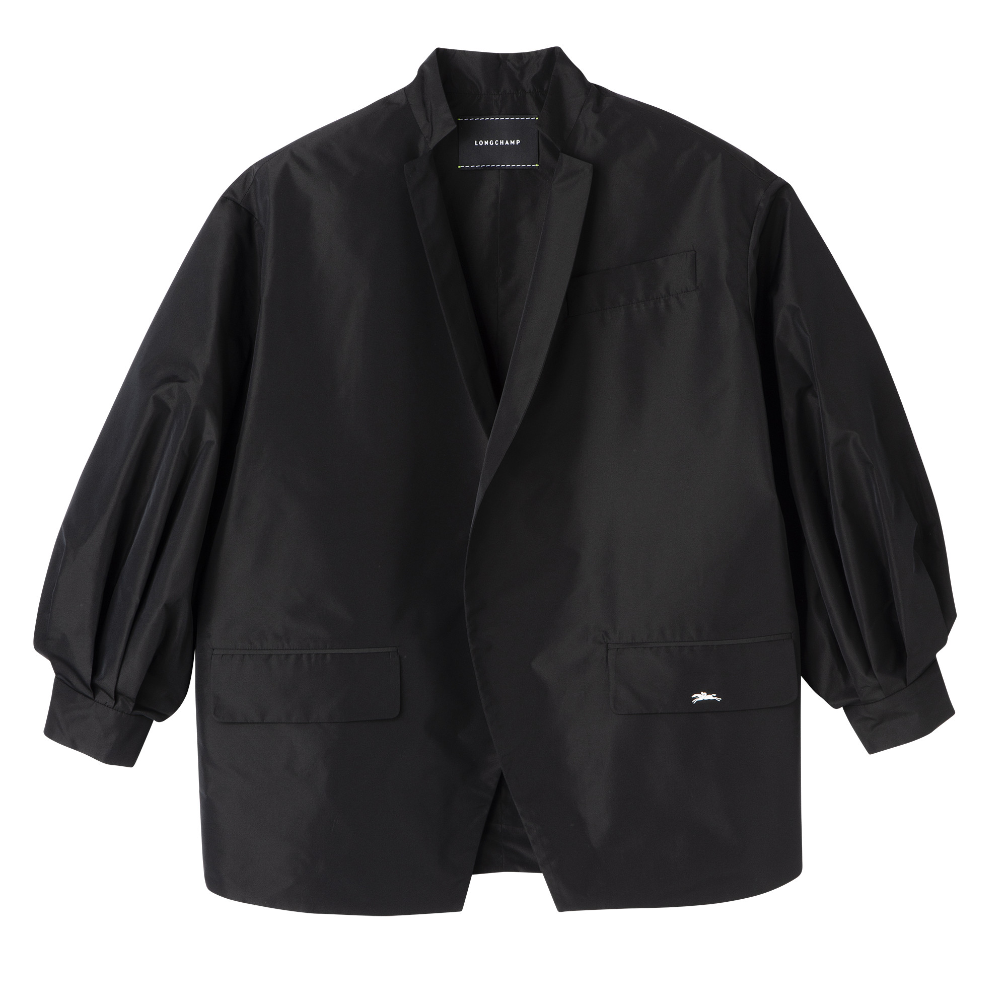 Kimono jacket Black - Technical taffeta | Longchamp US | Longchamp