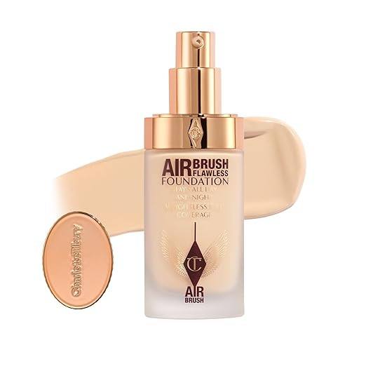 Charlotte Tilbury Airbrush Flawless Matte Foundation - Full Coverage Liquid Makeup with a Natural... | Amazon (US)