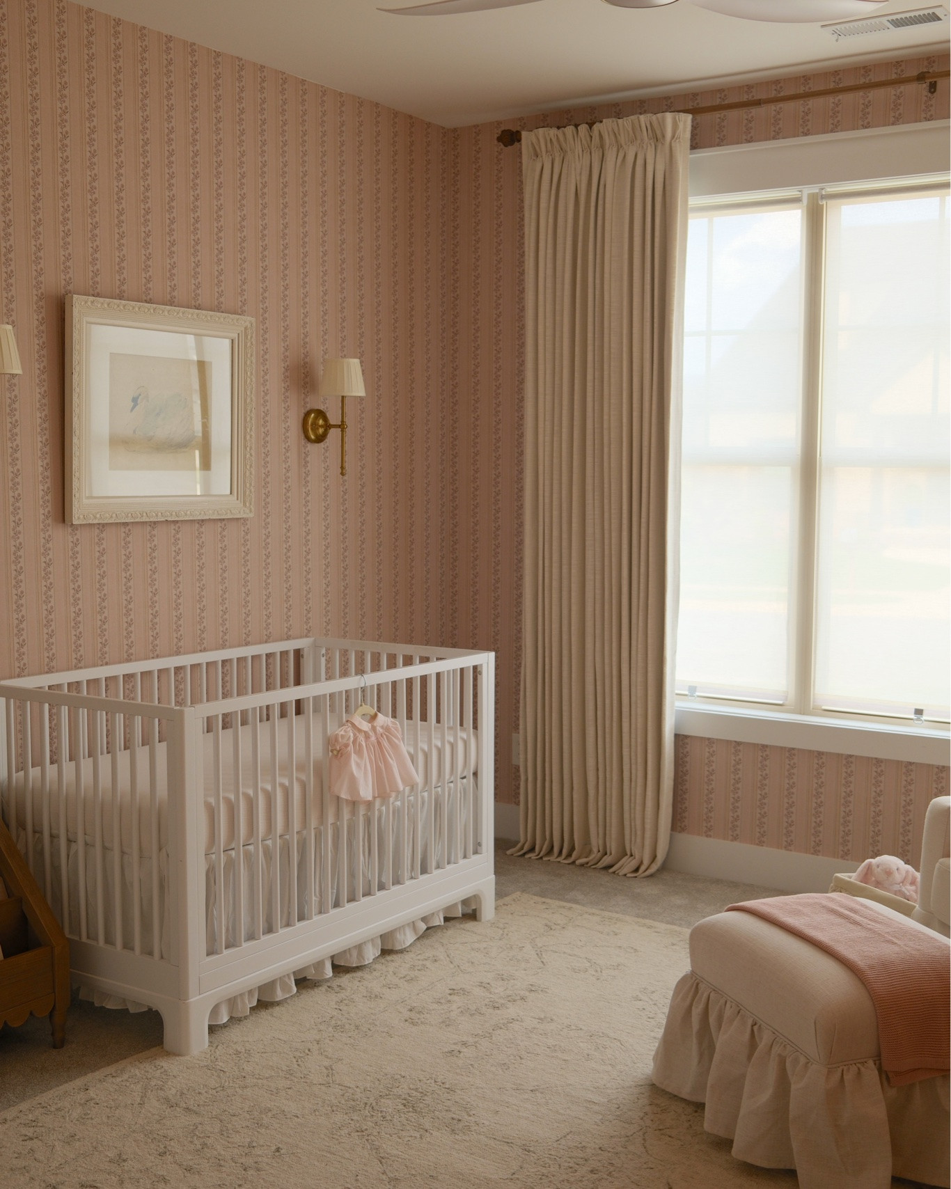 These custom curtains completed sister’s room. 🕊️ They make the space feel SO much cozy and instantly elevate the entire room. The prettiest finishing touch to her little space 🥹🤍
 
Macy23 will get you 23% off! Plus it can be combined with Homerilla’s site wide promotions too 🫶🏼

CURTAIN DETAILS: 
Pinch Pleat Lille Linen Memory Trained Blackout Curtains 
Color: Ivory White 
Hanging Header Style: Triple Pleat 
Rings: Gold 
Width: 80
Height: 106 
Lining: 90% Blackout 
Memory training: Yes 

#homerilla #homerillacurtains #customcurtains #curtains

#LTKmomlife #LTKHome #LTKBaby
