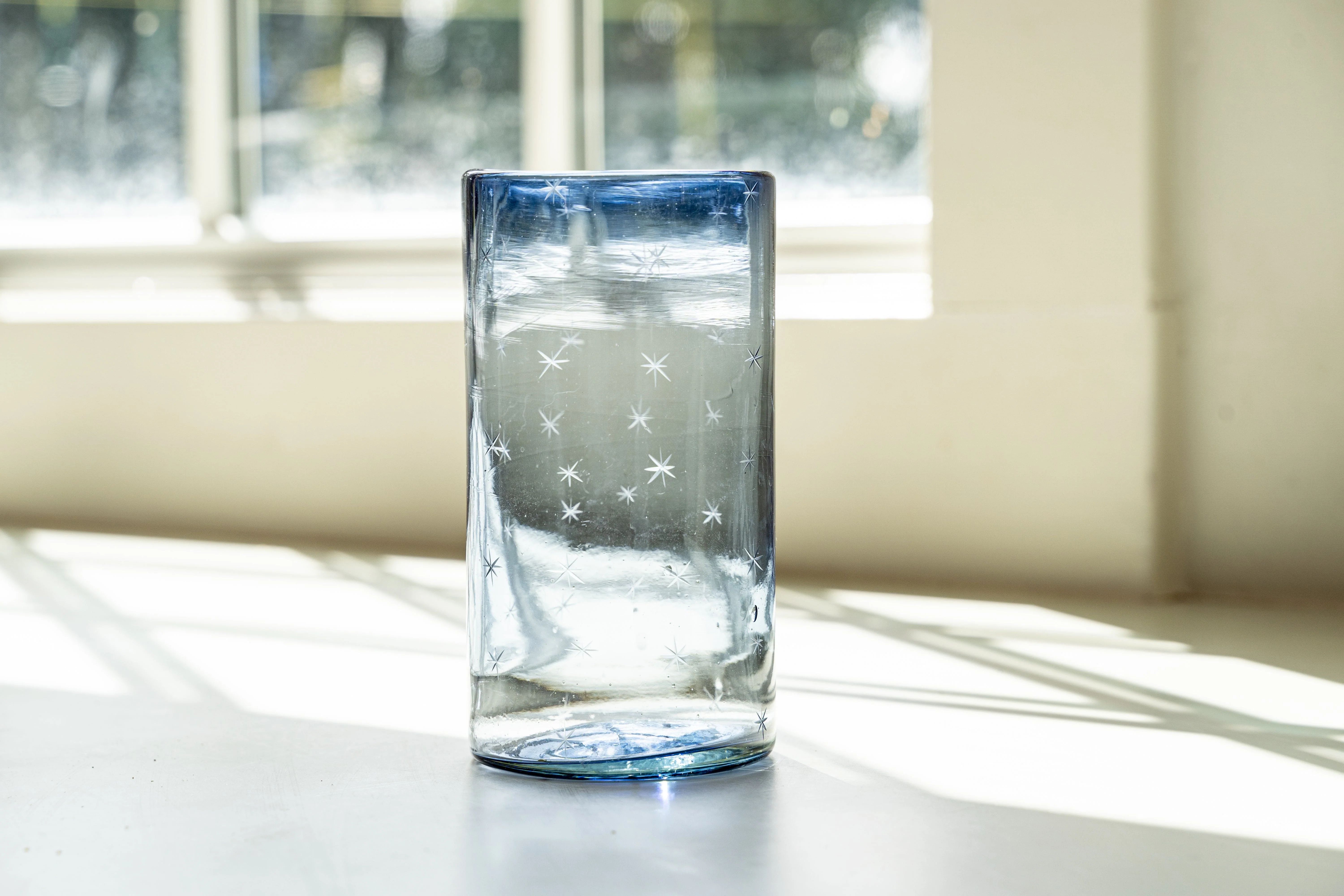 Starry Night Water Glass in Blue | Half Past Seven