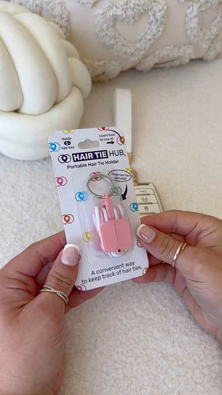 have you ever needed a hair tie and didn’t have one on you? This keychain hair tie holder solves that problem.! 