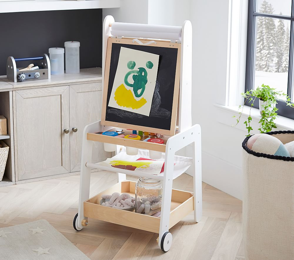 Wooden Art Easel, Ultimate Art Easel Neutral | Pottery Barn Kids