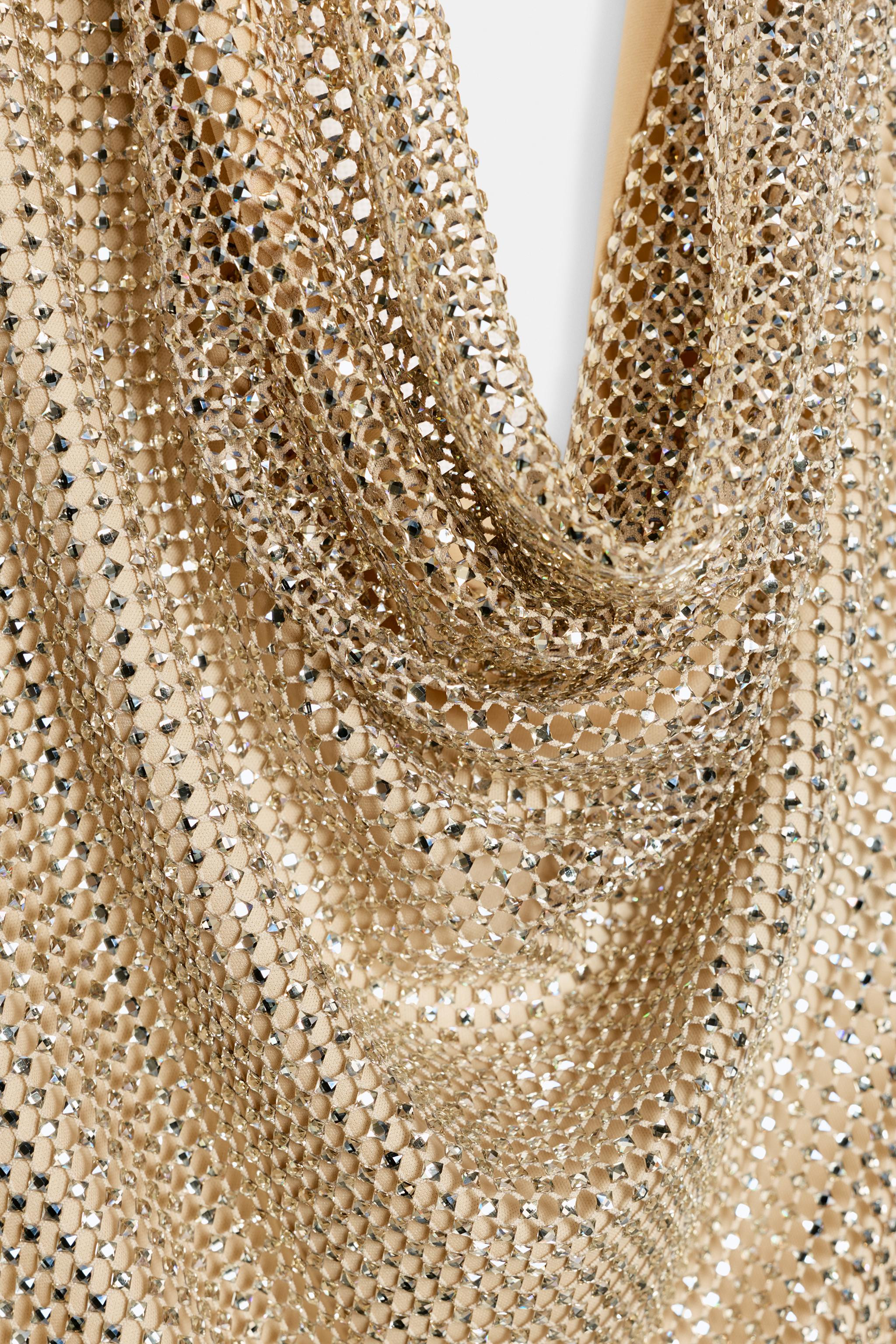 SPARKLY HALTERNECK DRESS | Zara UK