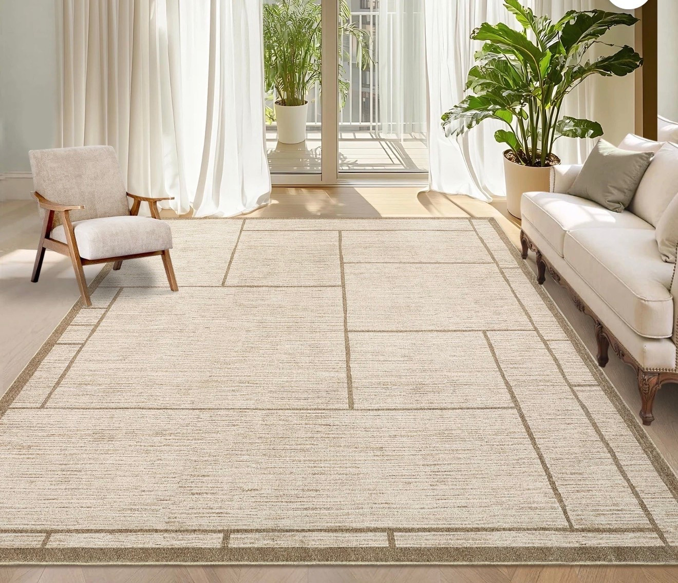 Garvee 9'x12' Modern Geometric Area Rug Solid Rug Living Room Rug, Washable Rug Non-Slip Low Pile Indoor Carpet for Bedroom Dining Room, Beige


#LTKSaleAlert #LTKOver40 #LTKHome