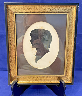 VTG Boy Silhouette Picture 5x7 Framed Americana Wall Art Professionally Framed | eBay US