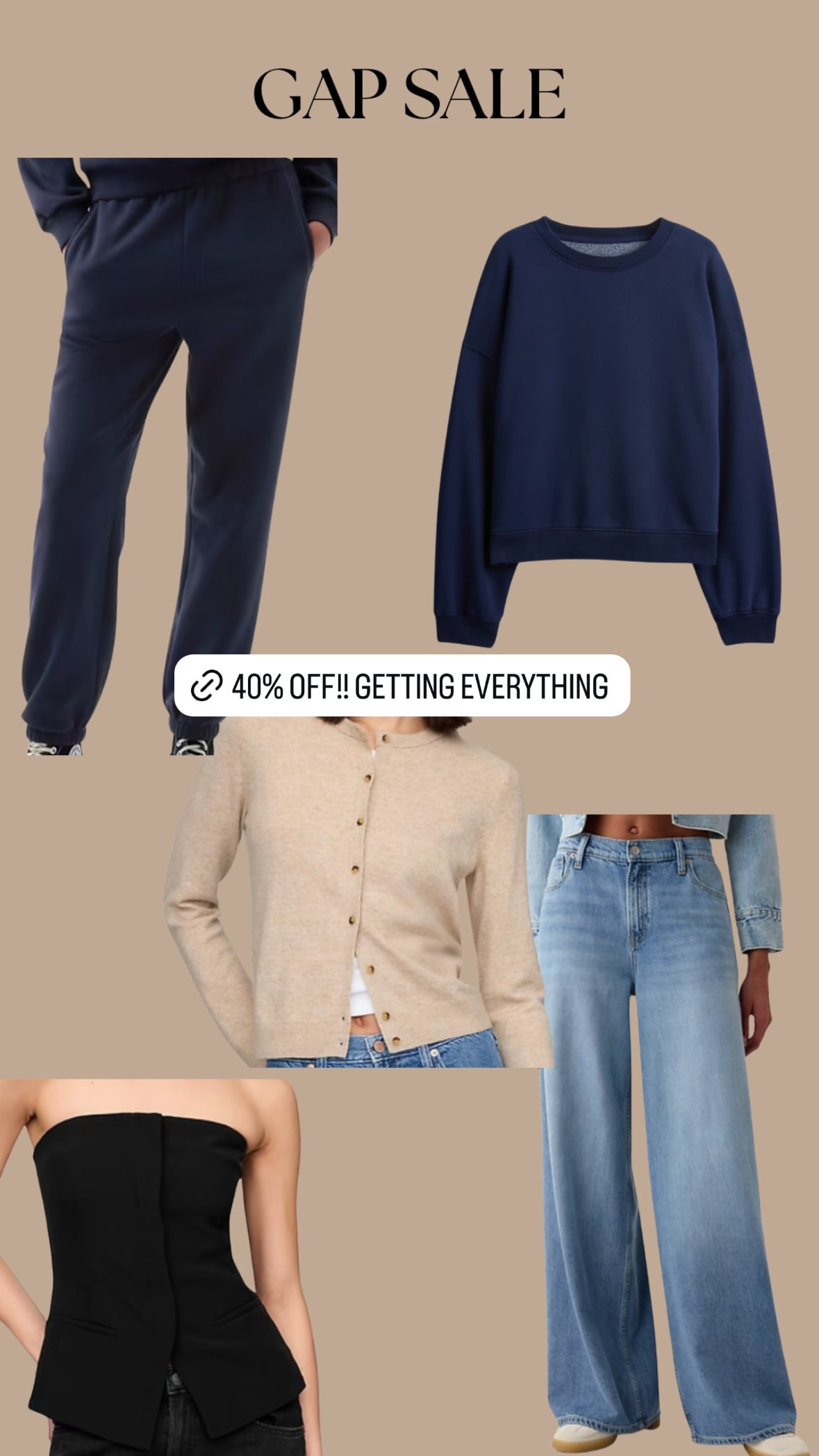 Gap sale is still happening!!!!! Run while its 40% off. 

 #LTKSaleAlert #LTKFindsUnder100 #LTKStyleTip