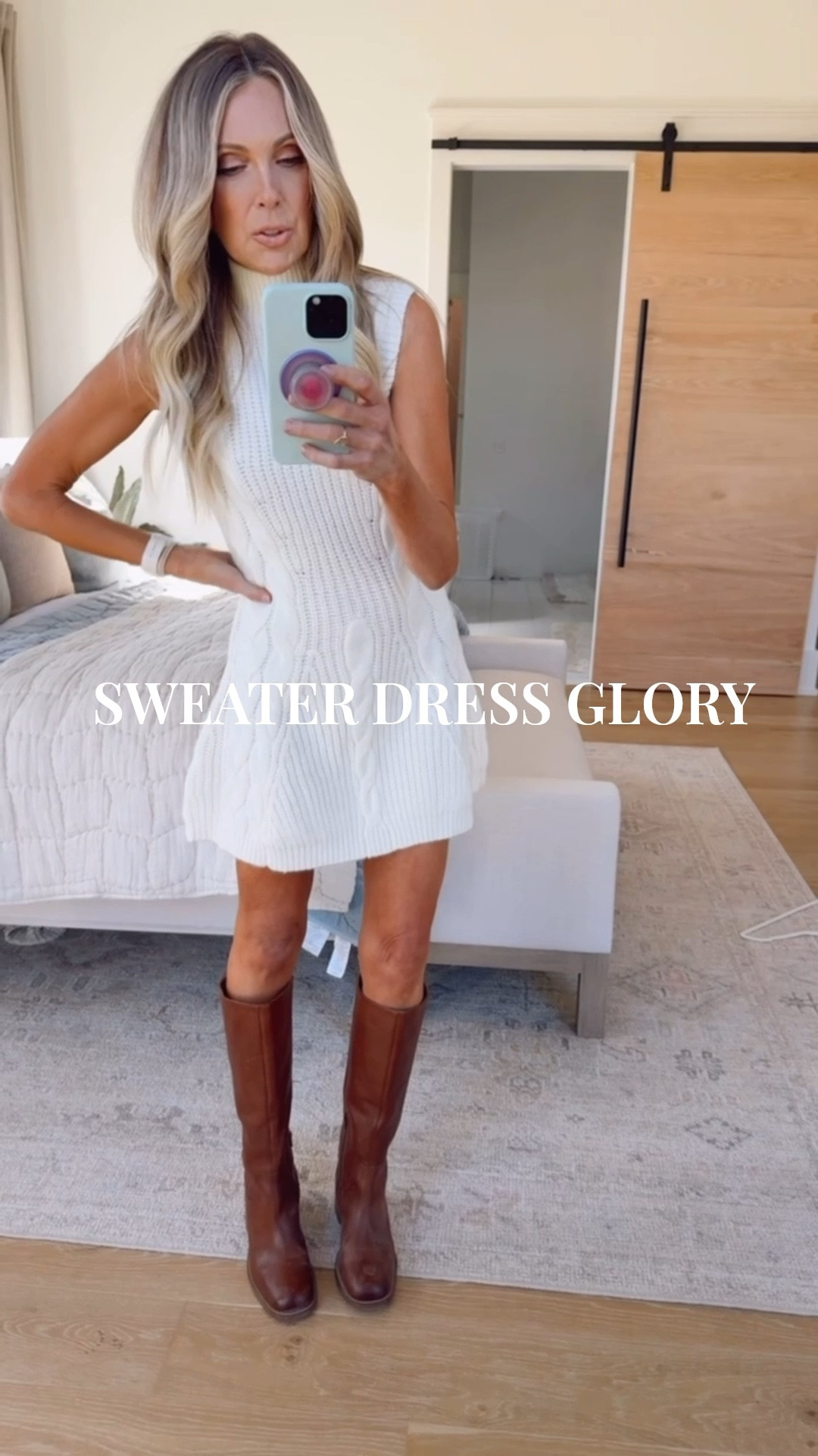  Truth be told, I haven’t worn a sweater dress in years—mostly because finding one that’s truly flattering can be a challenge. But this A-line skirt from Avara changed my mind. It has that timeless, tailored shape that works on every body and pairs perfectly with a trench coat or your favorite winter layers. Classic, polished, and effortlessly chic for the season. 🤍❄️ Use code JENNYR15 for 15% off. 

@avara #avarapartner

#LTKSeasonal #LTKFindsUnder100 #LTKOver40