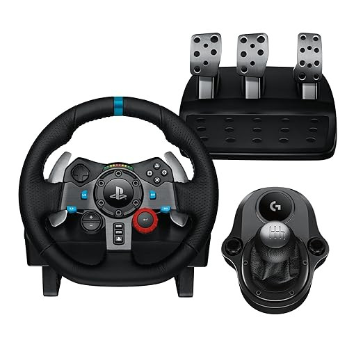 Logitech G29 Driving Force Racing Wheel and Pedals, Force Feedback, Real Leather + Logitech G Dri... | Amazon (US)